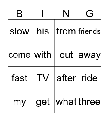 #3 Around the City 5, 6 Bingo Card