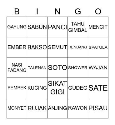 HUTANGO FESTIV4LS Bingo Card