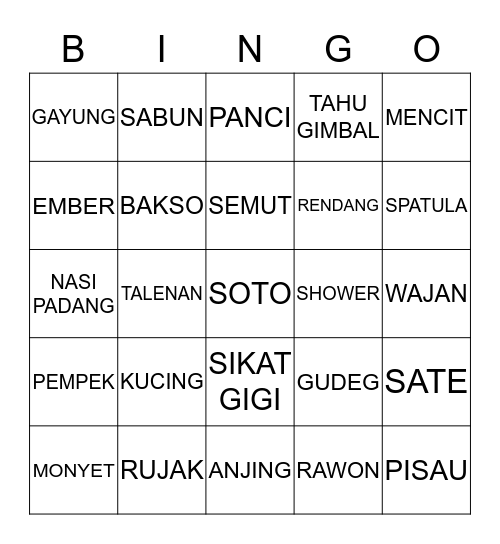 HUTANGO FESTIV4LS Bingo Card