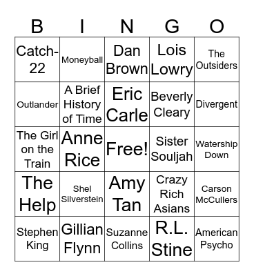 Book Bingo! Bingo Card