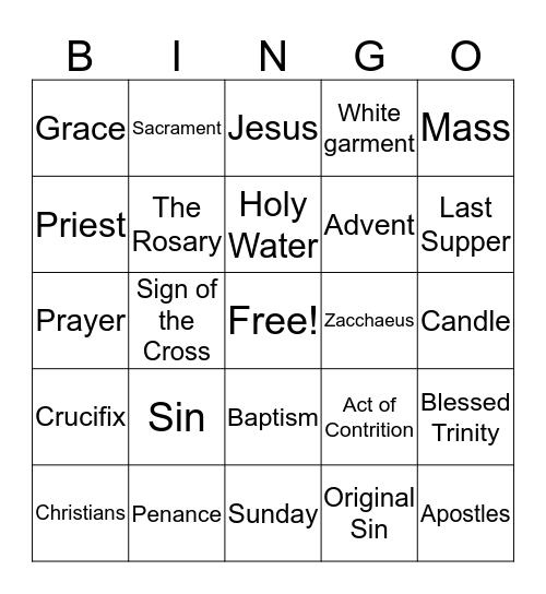 PREP Level 2 Review Bingo Card