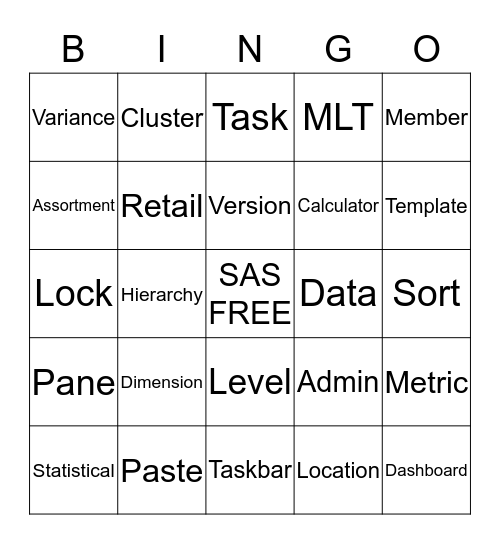 Depth and Flow Training Bingo Card