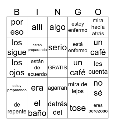 Loteria 5-6 Bingo Card