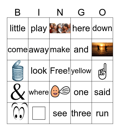 WORD Bingo Card