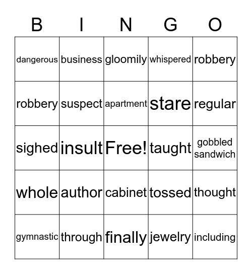 The Mystery of the Missing Key Bingo Card