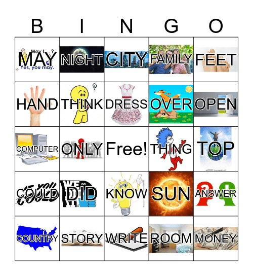 JANUARY BINGO Card