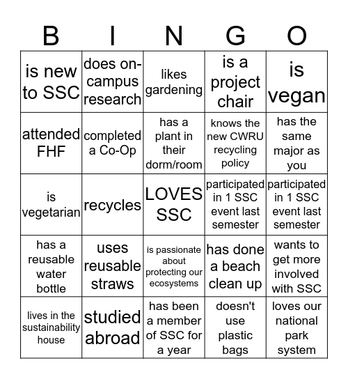 Get the signature of someone who .... Bingo Card