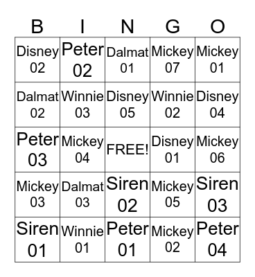 Parranda Bingo Card