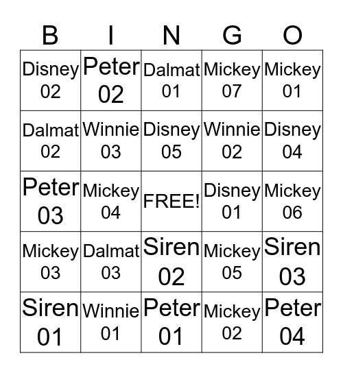 Parranda Bingo Card