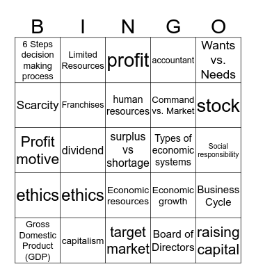 ZACH Bingo Card