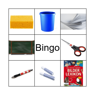 Im Klassenzimmer Bingo Card