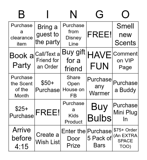 Strolling Around Bingo Card