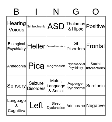 PATH 200 Bingo Card