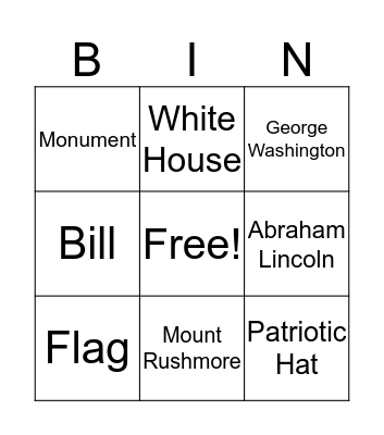 Little Wave Bingo Card