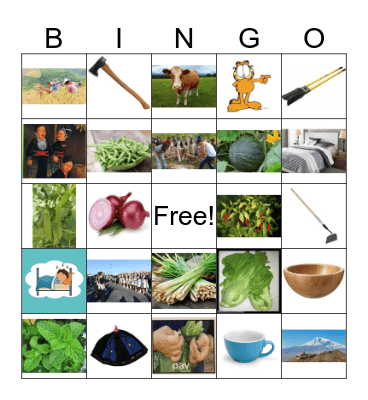 Hmong Culture BINGO Card