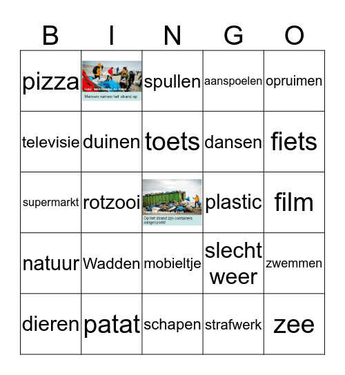 Nieuwsbegrip week 2  Bingo Card