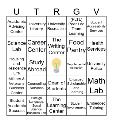Be Informative! Bingo Card