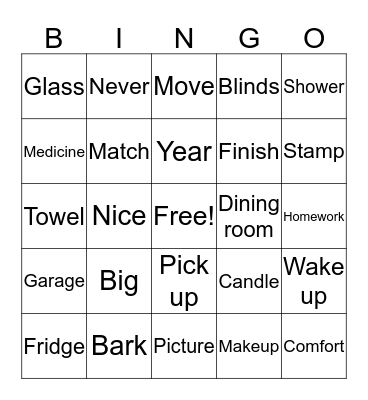 ASL 2 Bingo Card