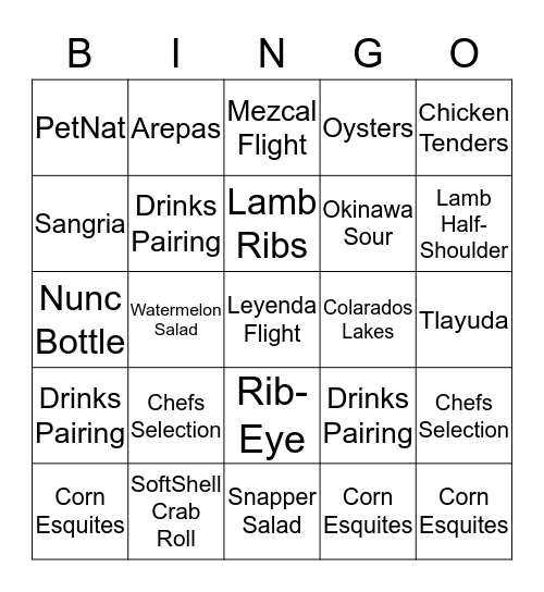 MesaMesa Ding Dong Bingo Card