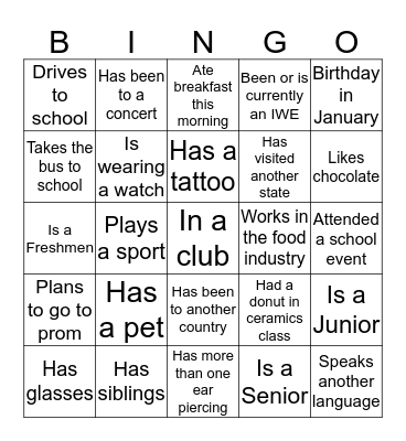 <3 Ceramics Bingo :D Bingo Card