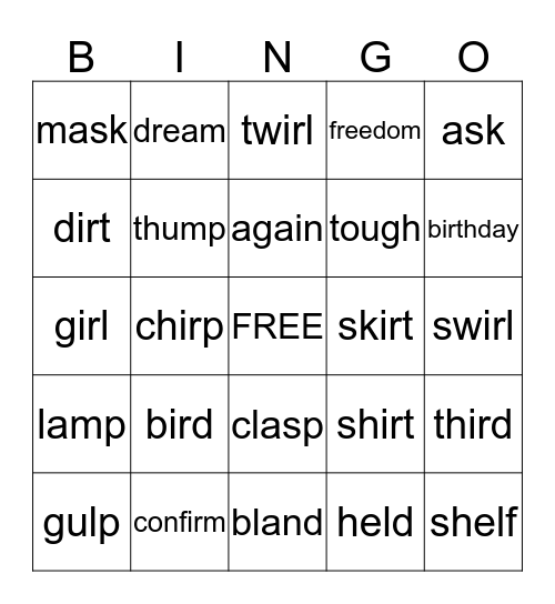 BINGO FRIDAY :D Bingo Card