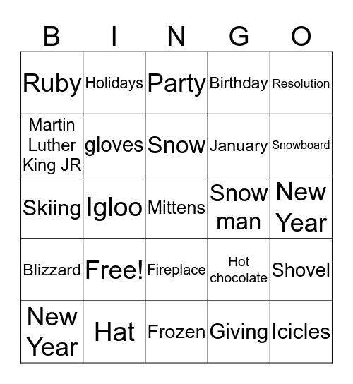 Lock Desk Bingo Party  Bingo Card