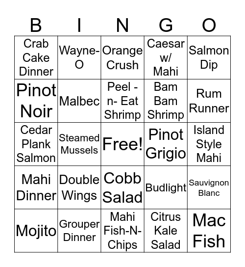 OKLH Bingo Card