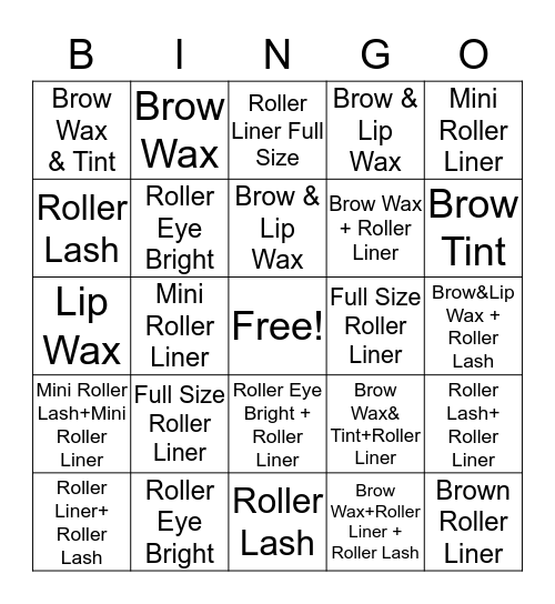 Bene-Bingo Card