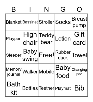 LITTLE JONNY Bingo Card