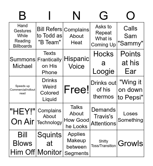 BRO BINGO (NUGGETS EDITION) Bingo Card