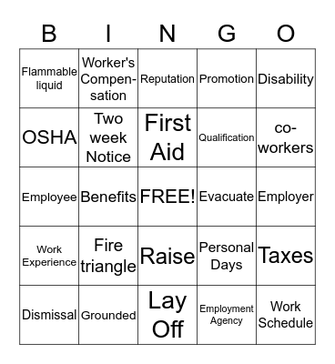 ICE FINAL Bingo Card