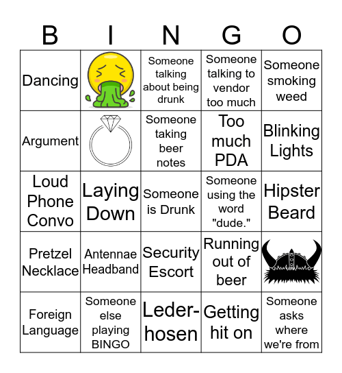 EBF BINGO Card