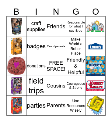 Cookie Business Bingo! Bingo Card