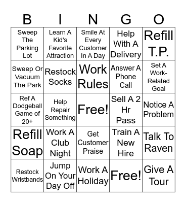 DEFY APEX Bingo Card