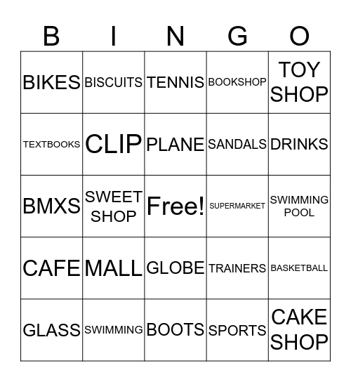 REVIEW UNIT 10-12 Bingo Card