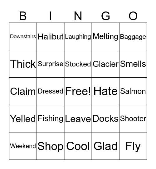 NEPTUNE BINGO Card