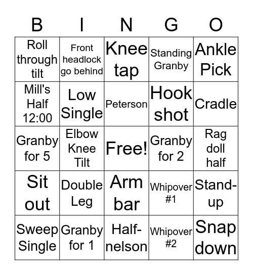 Arete Bingo Card