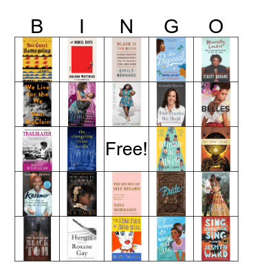 Black Author Book Cover Bingo! Bingo Card