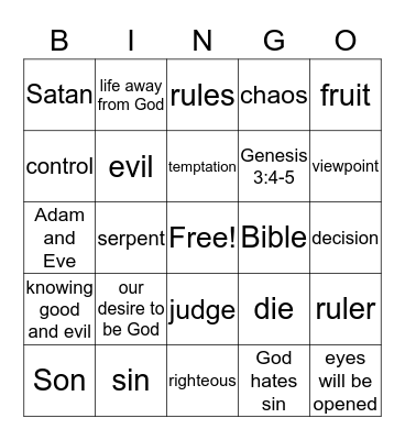 TREK 01/16 Bingo Card