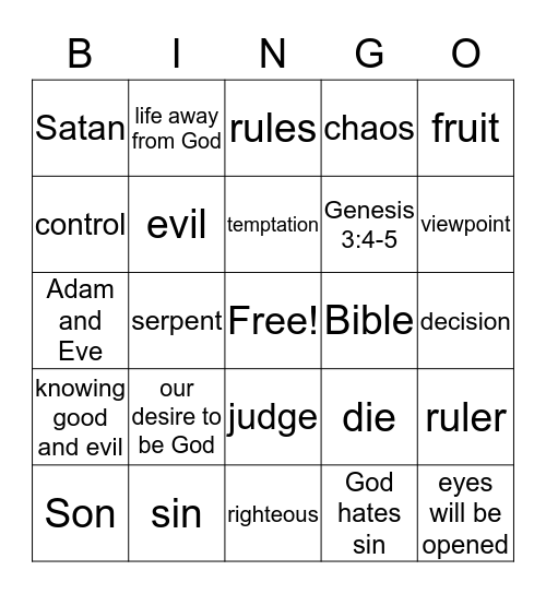 TREK 01/16 Bingo Card