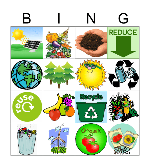 Eco Bingo Card