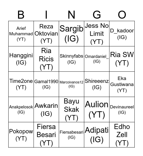 @pridedef x @thestalliance (BINGO)! Bingo Card