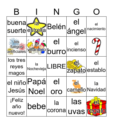 ¡OLE! Bingo Card
