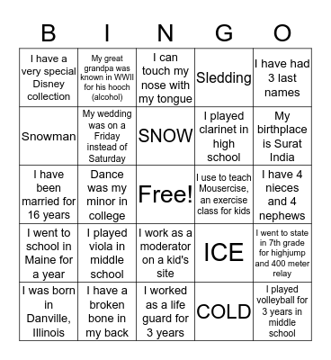 SPRINGHILL BANKING CENTER Bingo Card