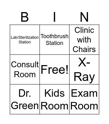 GREEN ORTHODONTICS' BINGO Card