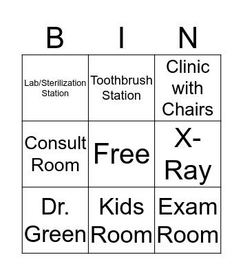 GREEN ORTHODONTICS' BINGO Card