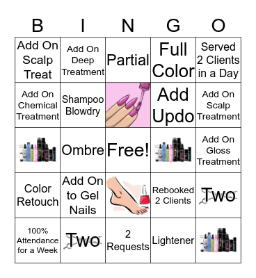 Elite Cosmo Bingo Card