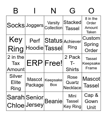 Snowstorm RBO Bingo Card
