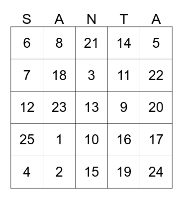 Bingo play with love Bingo Card