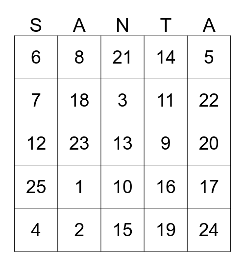 Bingo play with love Bingo Card